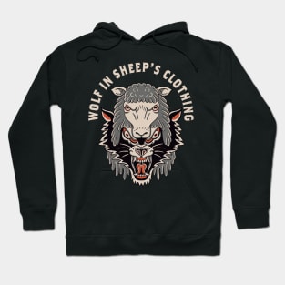 Wolf Traditional Tatto Hoodie